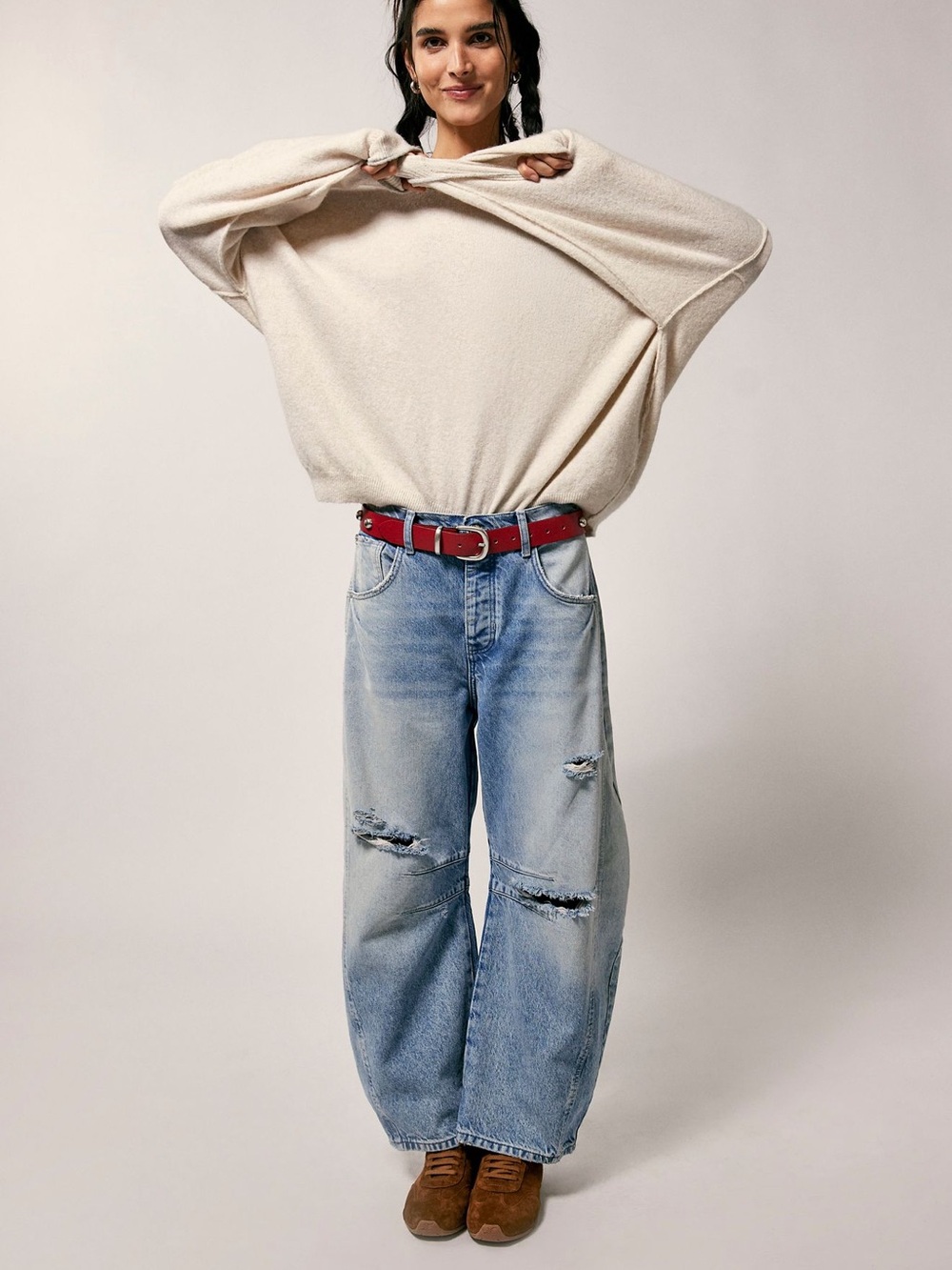 We the Free good luck barrel jeans mid rise